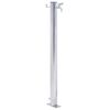 vidaXL Coloană de apă de grădină, 40 cm, oțel inoxidabil, rotund
