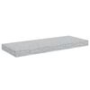 vidaXL Raft de perete suspendat, gri beton, 60x23,5x3,8 cm, MDF