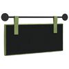 vidaXL Cap de pat suspendat Verde deschis 100 x 55 x 7 cm Catifea