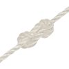 vidaXL Fr&acirc;nghie de lucru, Alb, 3 mm, 25 m, polipropilenă
