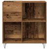 vidaXL Dulap pentru discuri de vinil Lemn vechi 85 x 38 x 89 cm