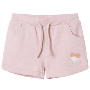 vidaXL Pantaloni pentru copii cu șnur, lila combinat, 116