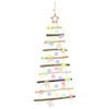 vidaXL Brad de Crăciun suspendat 90 cm 30 LED-uri Multicolor