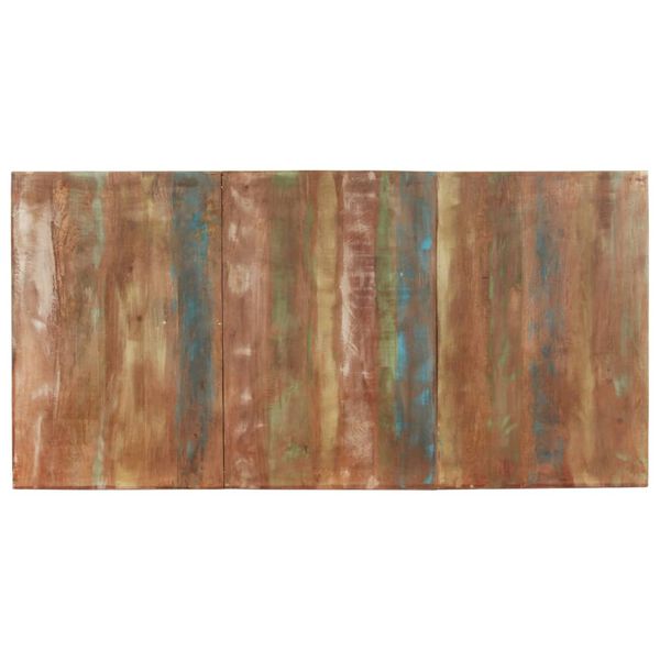 vidaXL Masă de bucătărie, 180x90x76 cm, lemn masiv reciclat