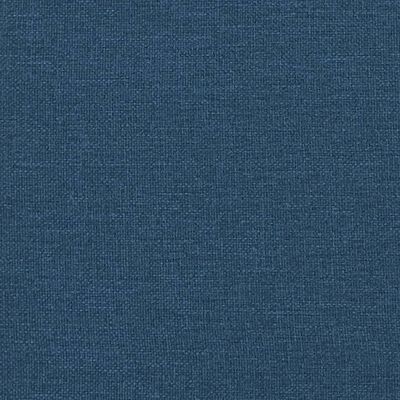 vidaXL Canapea Chesterfield cu 3 locuri, albastru, material textil
