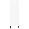 vidaXL Dulap înalt, alb, 40x36x110 cm, lemn compozit