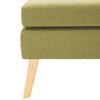 vidaXL Taburet, verde, material textil