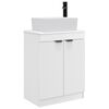 vidaXL Mobilă de baie cu chiuvetă Alb 54 x 35 x 83 cm Lemn prelucrat
