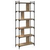 vidaXL Bibliotecă 5 niveluri 76 x 32 x 192 cm Lemn prelucrat