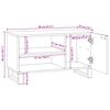 vidaXL Unități TV Maro 80 x 33 x 46 cm Lemn compozit