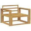 vidaXL Canapea Medie pentru Exterior Lemn Solid de Acacia Alb