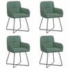vidaXL Scaune de dining 4 buc. Catifea Verde Mării 59 x 56,5 x 86 cm