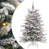 vidaXL Brad de Crăciun artificial cu ramuri articulare Alb 150 cm