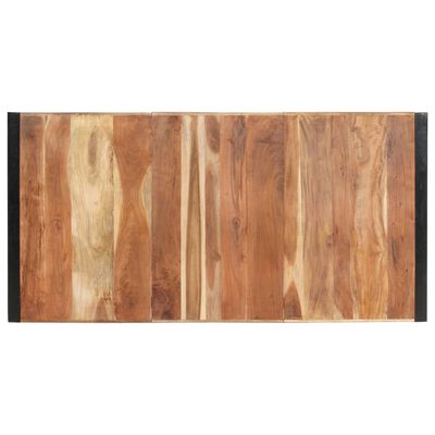 vidaXL Masă de bucătărie 200x100x75 cm lemn masiv cu finisaj sheesham