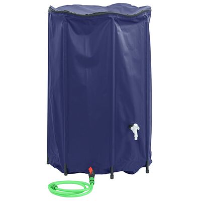 vidaXL Rezervor de apă cu robinet, pliabil, 1000 L, PVC