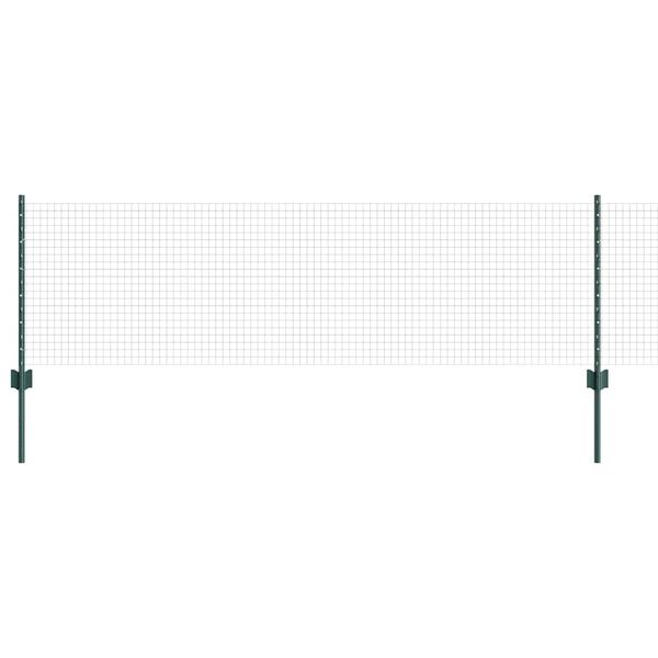 vidaXL Gard cu St&acirc;lp Verde 0,6 x 25 m Oțel și PVC