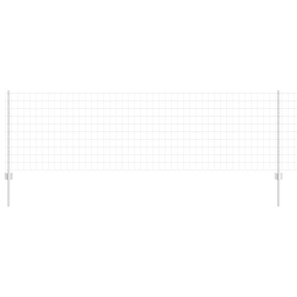 vidaXL Gard cu St&acirc;lp Argintiu 0,8 x 25 m Oțel