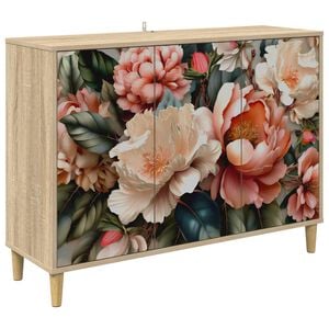 vidaXL Bufet BORNE Sonoma 102 x 33 x 75 cm Lemn prelucrat