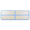 vidaXL Saltea gimnastică gonflabilă cu pompă albastru 500x100x10cm PVC