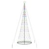 vidaXL Brad de Crăciun LED Multicolour 399 cm Metal