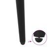 vidaXL Picioare de masă consolă formă conică 4 buc. negru 72-73 cm oțel