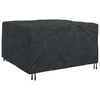 vidaXL Husă pentru mobilă Simplu Negru 150 x 150 x 75 cm 600D