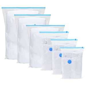 vidaXL Pungi de stocare 10 buc. Transparent și Albastru 130 x 100 cm