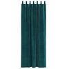 vidaXL Perdele opace 2 pcs Verde &icirc;nchis 140 x 225 cm Catifea