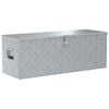 vidaXL Cutie din aluminiu, 110,5 x 38,5 x 40 cm, argintiu