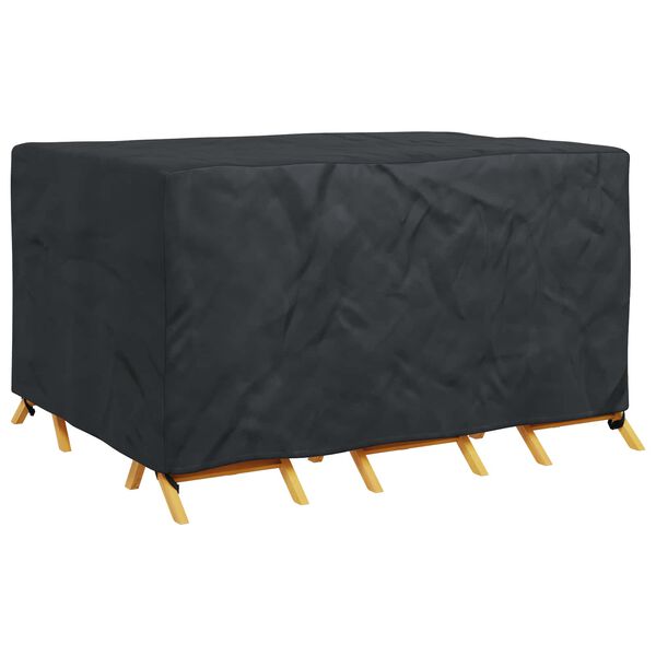 vidaXL Husă pentru mobilă Simplu Negru 180 x 140 x 90 cm 210D