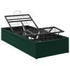 vidaXL Cadru Electric Ajustabil pentru Pat Verde Pădure