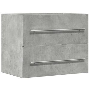 vidaXL Dulap de chiuvetă, gri beton, 60x38,5x48 cm, PAL