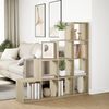 vidaXL Bibliotecă/separator cameră stejar sonoma 131,5x29x131,5cm lemn