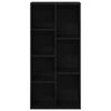 vidaXL Bibliotecă Stejar Negru 50 x 25 x 102 cm