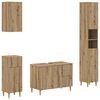 vidaXL Set de dulapuri pentru baie, 4 piese DELFT Stejar Artizanal