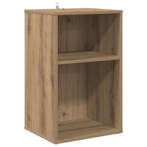 vidaXL Dulap pentru discuri de vinil Stejar Artizanal 38 x 33 x 61 cm
