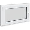 vidaXL Fereastră pentru subsol RISOR 100 x 70 cm PVC și Sticlă