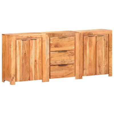 vidaXL Servantă cu 3 sertare și 4 uși, lemn masiv de acacia