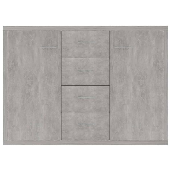 vidaXL Dulap, gri beton, 88x30x65 cm, lemn prelucrat