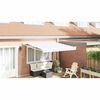 vidaXL Cortina Retractabilă Alb 350 x 250 cm țesătură