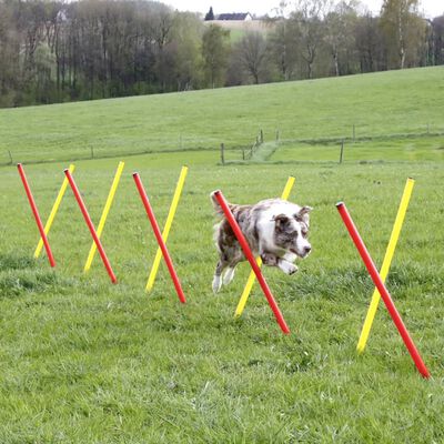 Kerbl Set de antrenament agilitate pentru câini, roșu 80758