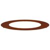 vidaXL potrivit pentru inel de copac plat Ruginit &Oslash;60/90 cm