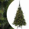 vidaXL Brad de Crăciun artificial cu glob 150 cm 150 LED-uri Alb cald
