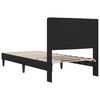 vidaXL Cadru de pat cu headboard Negru 80 x 200 cm Catifea