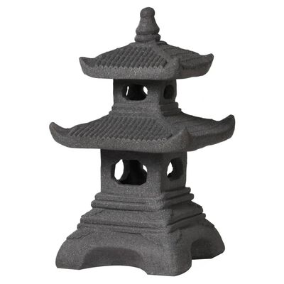 ProGarden Decorațiune de grădină figurină Pagoda, antracit, 30x30x50cm