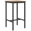 vidaXL Masă de bar 52 x 52 x 110 cm Lemn prelucrat Stejar Artizanal