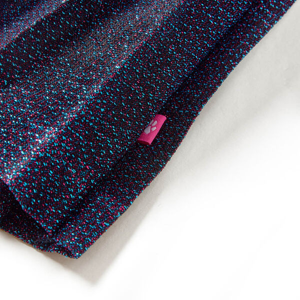 Fustă cu sclipici pentru copii, bleumarin, 116