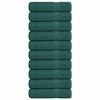 vidaXL Prosoape de baie 10 buc Verde 100x150 cm 360 g/m² 100% bumbac