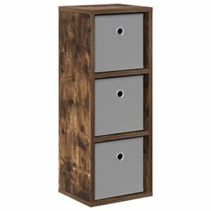 vidaXL Bufet cu sertar Stejar fumuriu 25,5 x 22 x 69,5 cm