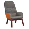 vidaXL Scaun de relaxare, gri deschis, material textil